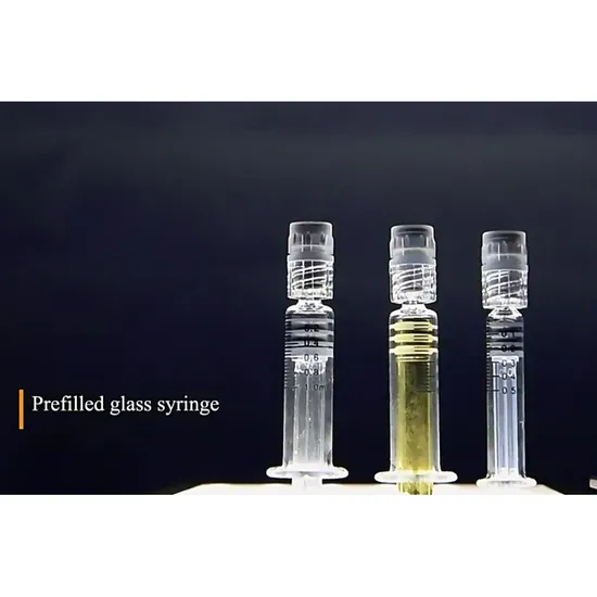 Empty Coc Syringe 1ml Long Cosmetic with Luer Lock and Big Wing