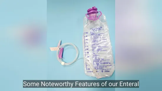 1000ml Enteral Feeding Bag with Ice Pouch for Medical Equipment
