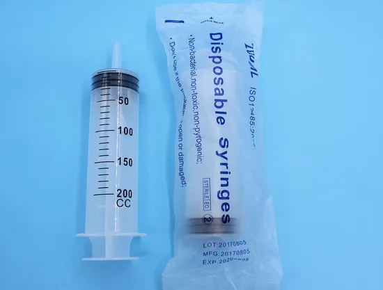 Disposable 200ml Syringe Big Size Syringe 