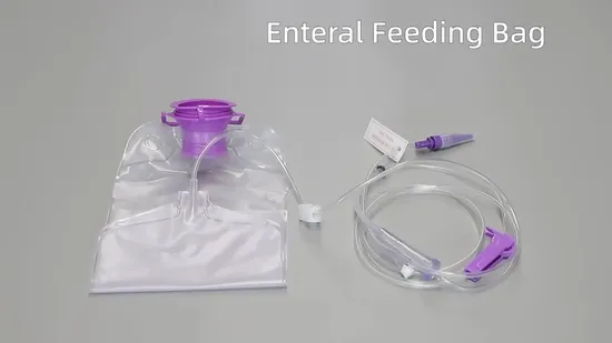 Medical Sterile Disposable Enteral Feeding Bag Set for Pump 