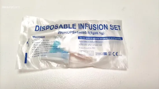 Disposable Infusion Set / IV Set CE ISO Certified 