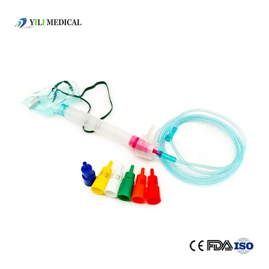 Yili Medical Oxygen Mask Manufacturer Supply Medical Device Adjustable Venturi Oxygen Mask 