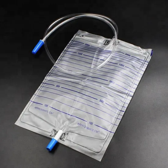 Adult Luxury Sterile Medical Urine Drainage 2000ml, 1500ml, 500ml Collection Leg Urine Bag 