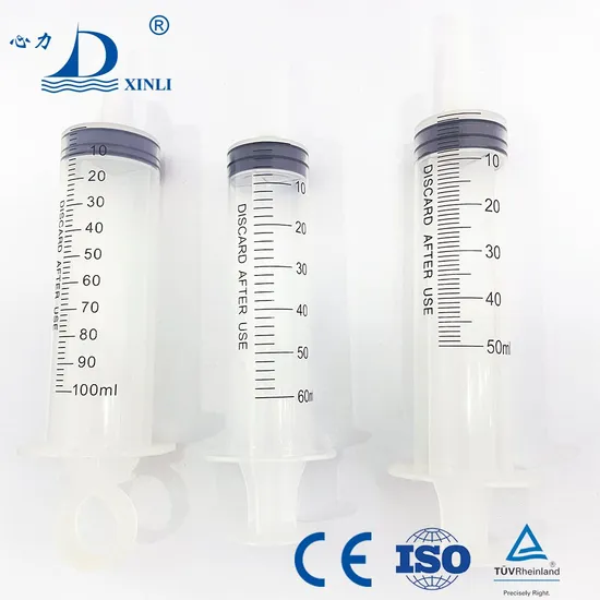 50ml 60ml 100ml Big Syringe Large Capacity Feeding Irrigation Syringes with Catheter Tip 