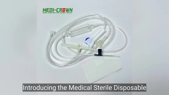 Medical Sterile Disosable IV Infusion Set with Burette and Scalp Vein Set Needle 